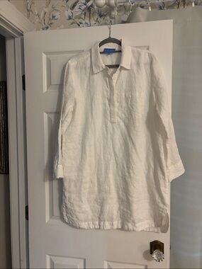 Alice Walk 100% linen shirt dress